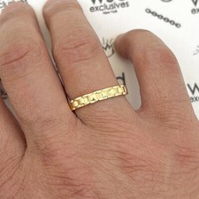 Solid 10K Gold 3.7mm Jubilee Band Ring
