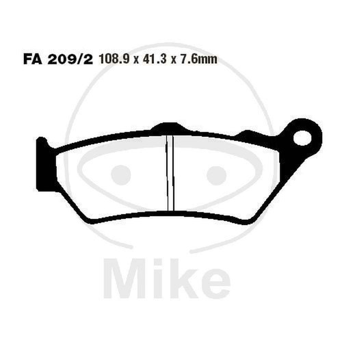 Pair ebc pads fa209 2 - of,