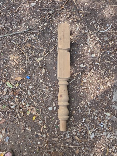 Pine newel post 90mm - newel,