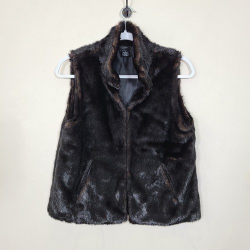 Dark brown faux - dark,