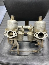 MG T Series Austin Frogeye sprite H4 T1 ? Twin SU Carburettors Manifold Linkages