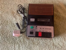 ITT cassette recorder model sl53 auto in good working order with a power lead 