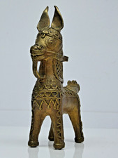 ETHNIC BRASS CAST HORSE /