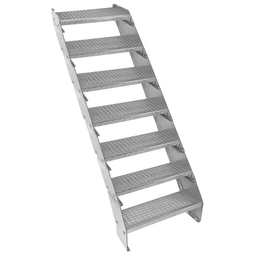 Metal staircase section - 7,