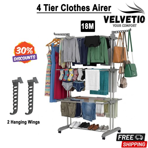 Foldable clothes airer - foldable,