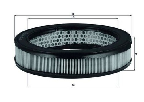 Air filter mahle - fits, nissan