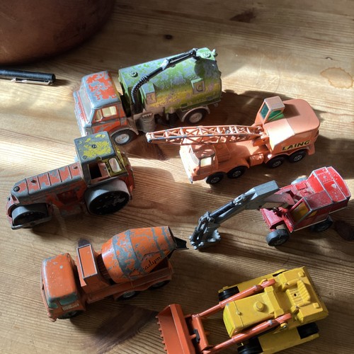 Diecast construction models - construction,