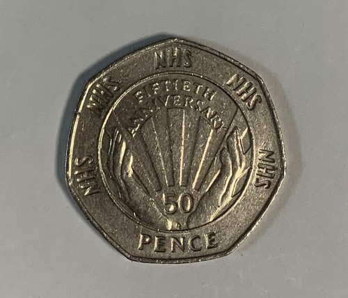 1998 year 50p - year, coin