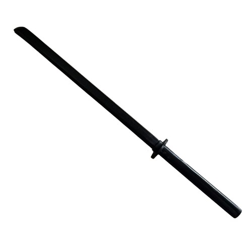 Black wooden practice katana - black,
