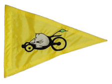 Custom Mousetrike Safety Flag Great Replacement Flag for Recumbent Trikes!