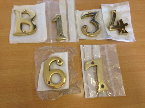 Metal door numbers - door, (884)