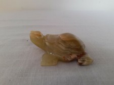 Small Turtle Onyx Natural Solid Stone Tortoise Animal Sculpture Figurine