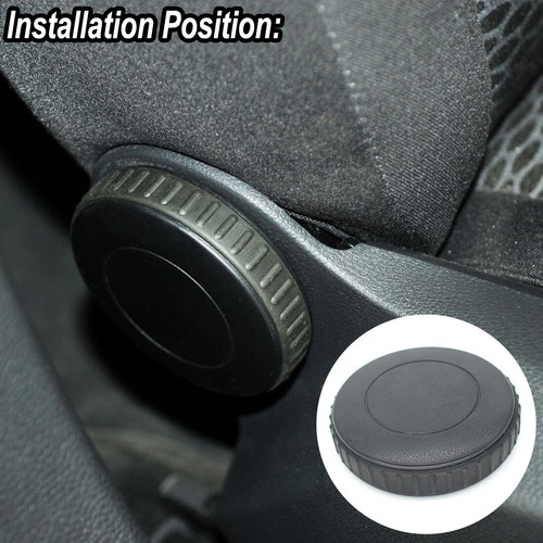 Front seat recline knob adjust - recline,