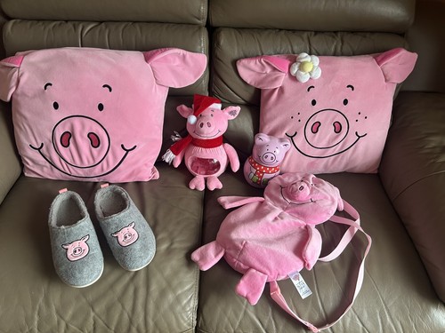Percy pig bundle - pig, cushions