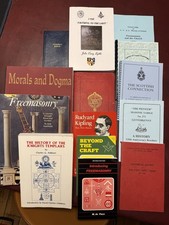 Masonic book lot masonry - masonic,