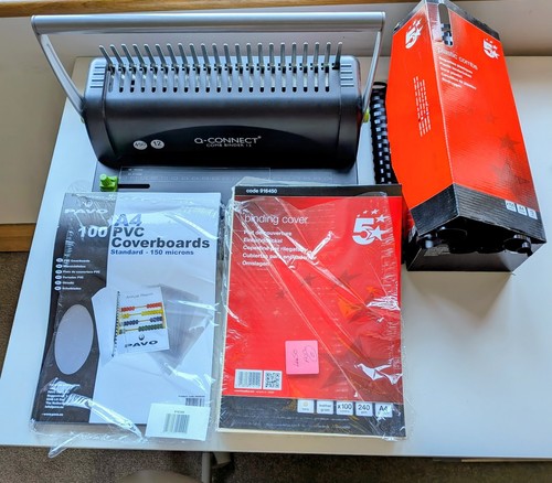 Connect punch comb binder - q-connect,