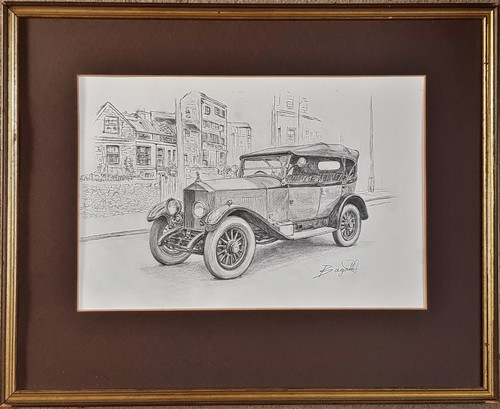 Bagatel classic car art - bagatel's,