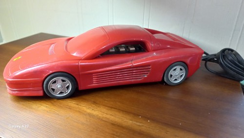 Vintage red ferrari testarossa - red,