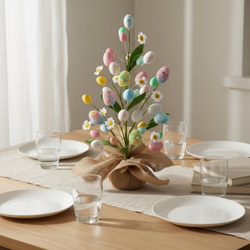Easter egg branch vibrant - easter,