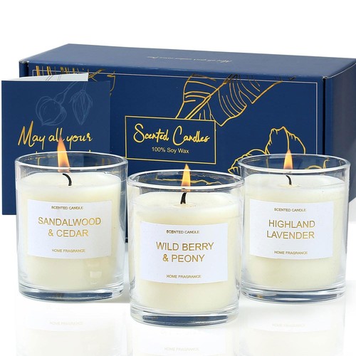 Scented candle gift set - candle,