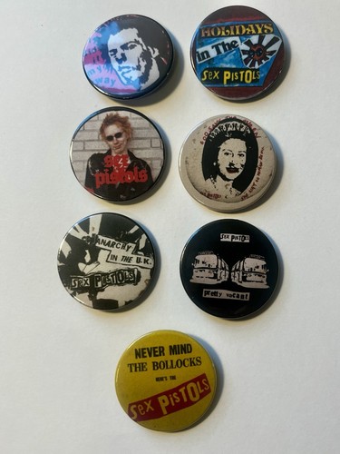 Sex pistols set button - sex,