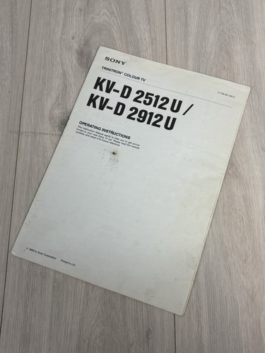 Vintage sony trinitron d - vintage, kv-d
