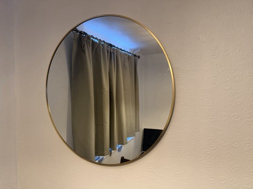 Decorative round mirror - round, 80cm