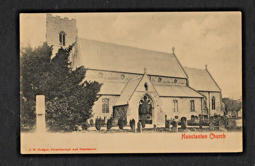 Old postcard hunstanton - old, postcard: