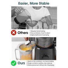 Cold Press Juicer Pulp Filter with Fine Mesh for Nama J2 Secondary Filter Use