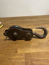 Vintage Hook And Pulley / Block And Tackle . Upcycle Or Use As Is