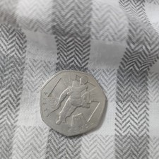 2006 Fifty Pence Soldier Carrying Wounded Soldier Coin 50p Collectible