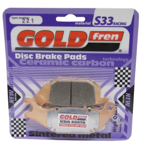 Goldfren s33 brake pads rear - goldfren,