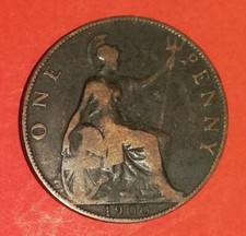 1900 Penny (VF) British/English Rare Coin In This Condition Ref/3029