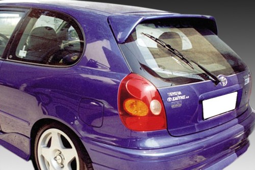 Rear roof spoiler - rear, for