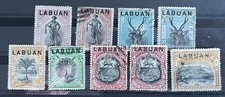 LABUAN 1897 selection MH & used