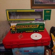 Corgi 75602 Renault Premium Curtainside  Macfarlane Transport 1:50 Scale. (3)