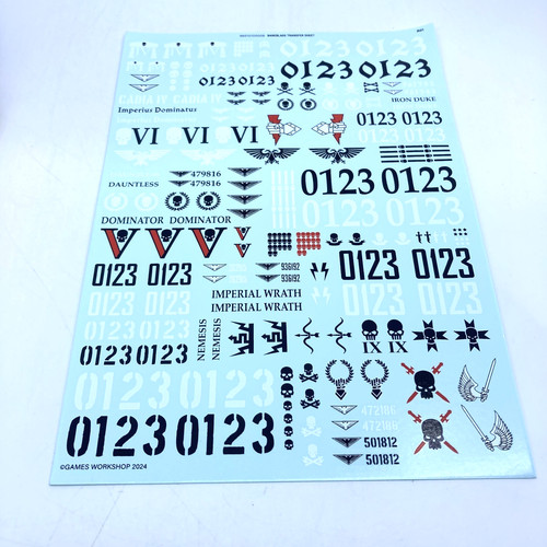 Baneblade tank transfers - baneblade,
