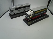2 ATLAS(OXFORD) 1/76 SCALE TRUCKS ON PLINTHS BOTH STOBART