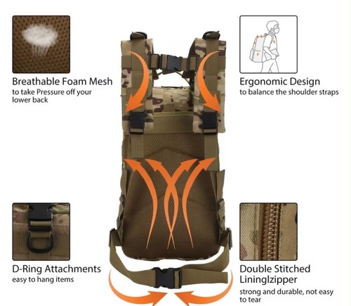 Litre hiking backpack - hiking,
