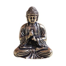  Buddha Statue Bronze Buddha Statue Chinese Buddhism Pure Copper Bronze2453