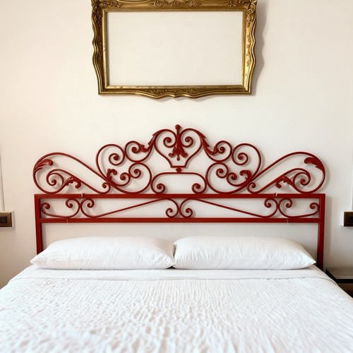 Antique metal headboard unique - headboard,