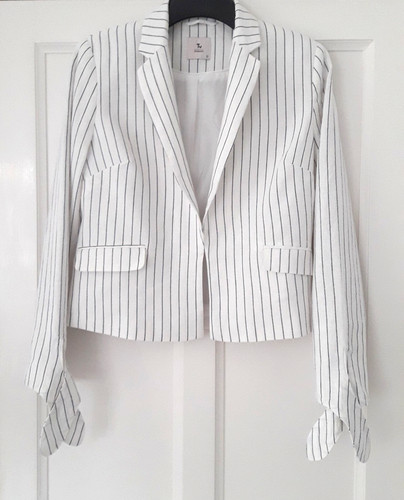 Striped summer blazer 12 - striped,
