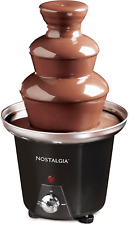 Nostalgia 3 Tier Electric Chocolate Fondue Fountain Machine for Parties - Melts 