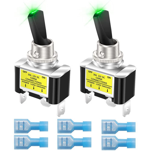 2pcs rocker lighted toggle - 2pcs,