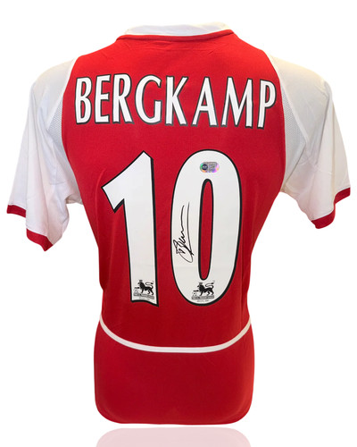 Dennis bergkamp signed arsenal - dennis,
