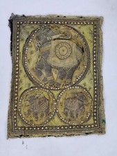 Vintage Thai Beautiful Elephants Scene Wall Hanging Tapestry 69x53cm