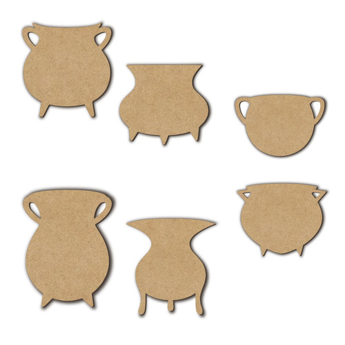 Mdf witches cauldrons wooden - mdf,