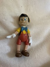 Disney Vintage Pinocchio Articulated Figure  Movable Plastic Toy