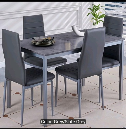 Modern dining table 4 - modern, chairs