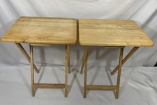 Vintage Set of 2 Solid Wood